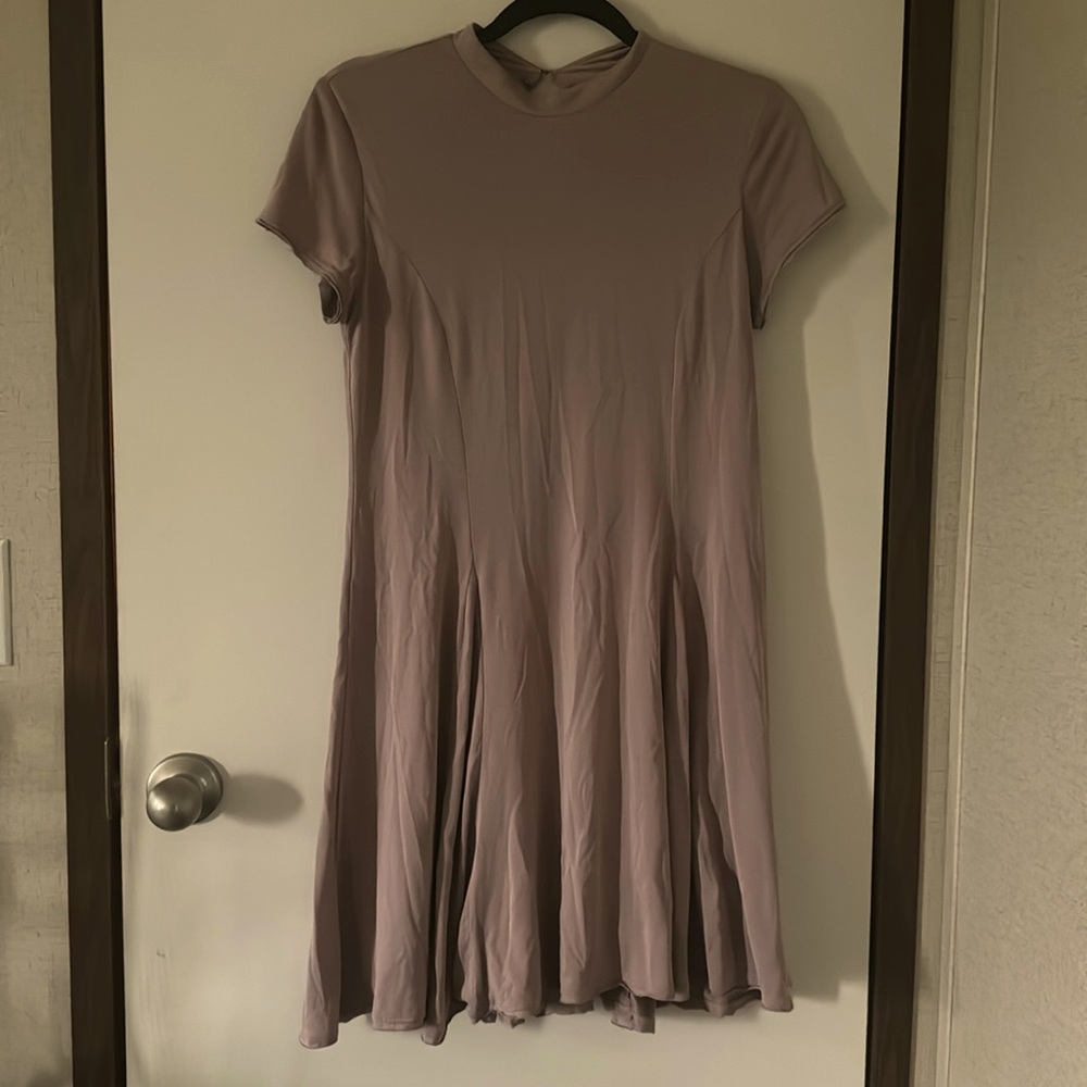 Beige pink dress